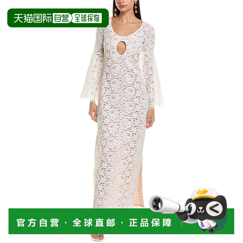自营michael kors collectionMichael Kors系列蕾丝闪光丝绸衬里-