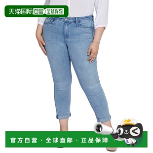 NYDJ 蓝色直筒裤 Sheri 牛仔裤 美国直发奥莱 Majesty修身 自营