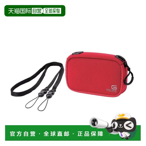 宜丽客数码相机包 软壳附颈带 潜水材质M尺寸红色