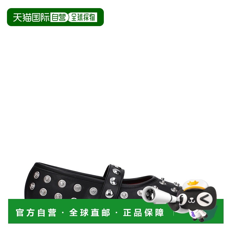 自营Stella McCartney Leather Ballet Women's Flats - black 美