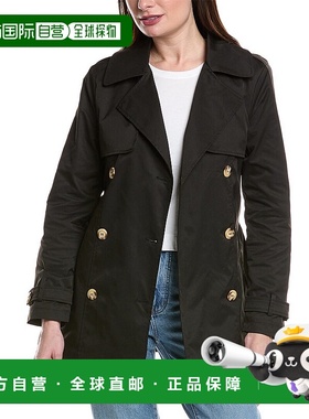 自营 NOIZE Amira风衣-黑色 美国奥莱直发