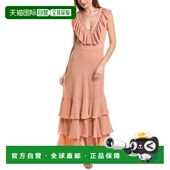 Ted Dress Baker 自营 Ashleih Maxi pink 美国奥莱直发气质长裙