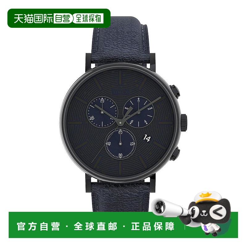 自营 Timex Fairfield男士手表-蓝色 美国奥莱直发天美时