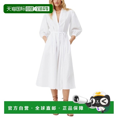 自营Melissa Odabash Alexandra  Midi Dress - white 美国奥莱直