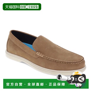 自营 Dockers男式班克罗夫特真皮休闲便鞋-干邑白兰地 美国奥莱直