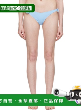 1h可退 香港直邮潮奢 Coperni 女士 蓝色 Flower 比基尼泳裤 COPS