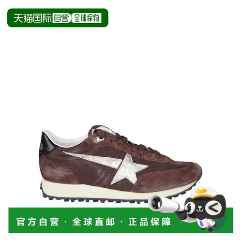 自营golden goose跑步马拉松明星棕色绒面革运动鞋-中性 美国奥莱