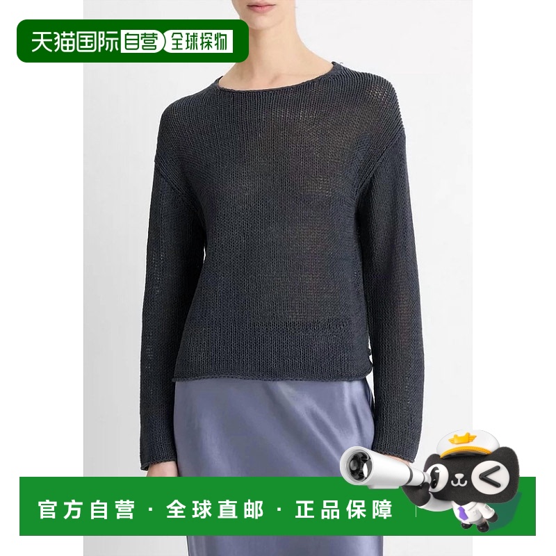 自营 vince夜湖中的涂层棉套头衫 美国奥莱直发