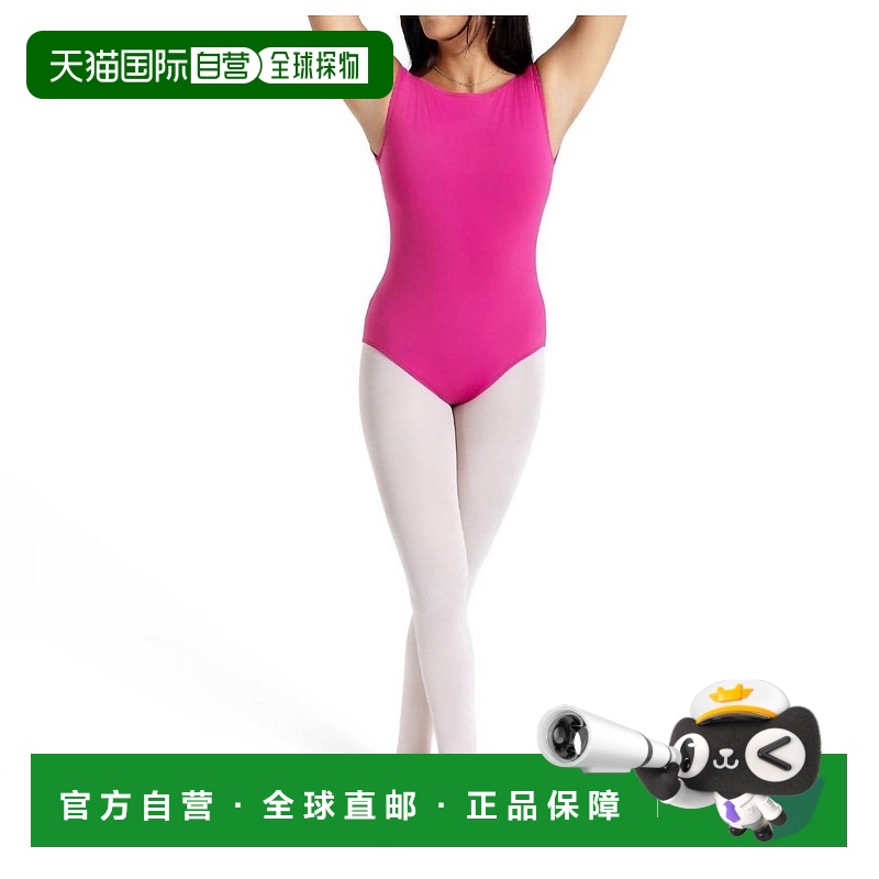 自营 capezio女士 Meryl 船领紧身连衣裤（桑葚色） - 桑葚 美国