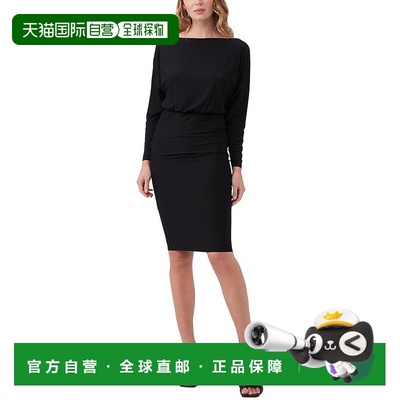 自营 Trina Turk Swizzle Stick连衣裙-黑色 美国奥莱直发包臀裙