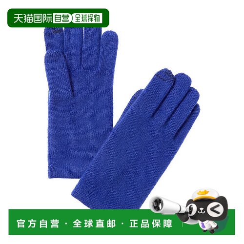 自营sofiacashmere Touch Screen Cashmere Glove - blue 美国奥
