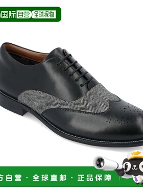 自营Thomas & Vine Denzell Wingtip Oxford - 黑色 美国奥莱直发