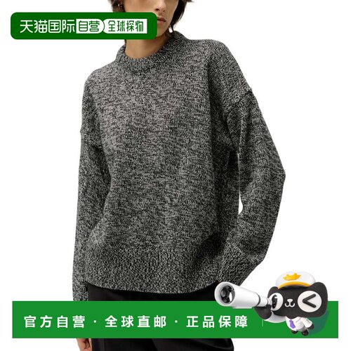 自营lilysilkOversized Crewneck Wool-Cashmere Sweater - marle