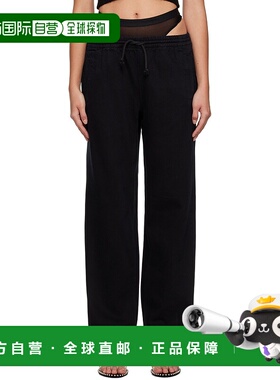 1h可退 香港直邮潮奢 Alexander Wang 亚历山大 王 女士 黑色叠层