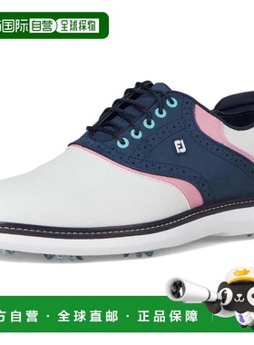 自营Men's FootJoy New Wave Traditions 57959 White Blue Pink