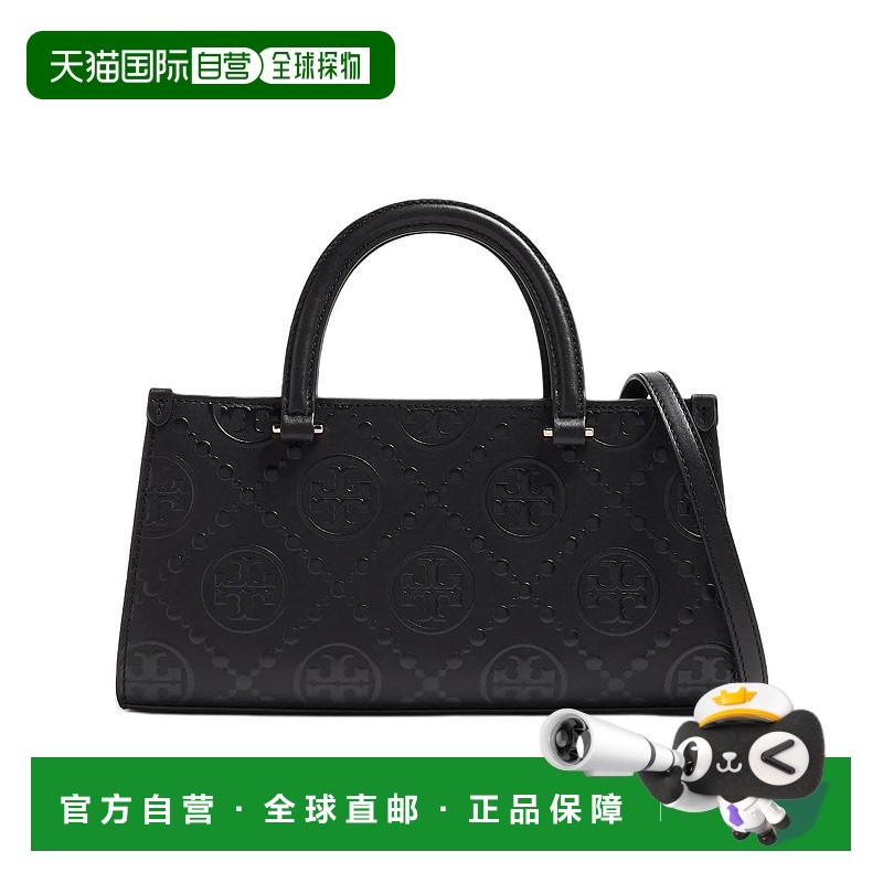 香港直邮TORY BURCH汤丽柏琦女款T Monogram 品牌印花拉链开合 皮