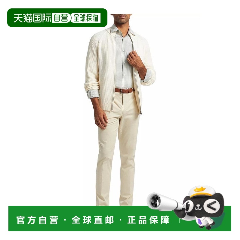 【美国直邮】saks fifth avenue 男士 毛衣拉链针织长袖