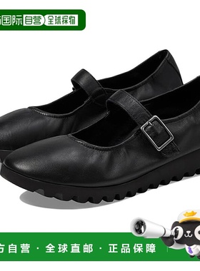 1h可退 香港直邮潮奢 aetrex 女士 Joanne 平底鞋 black黑色 舒适