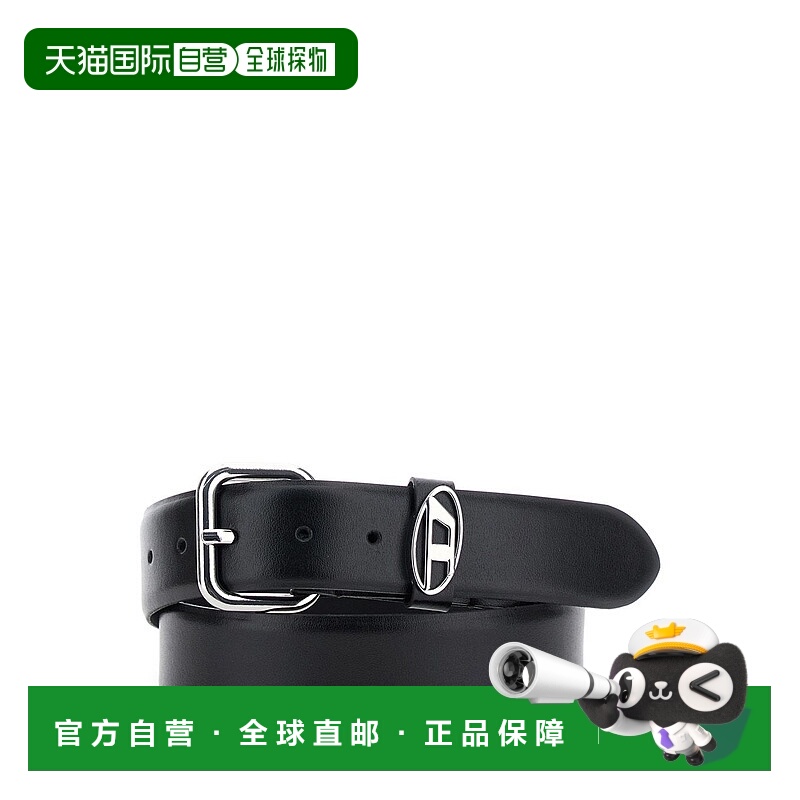 香港直邮潮奢 Diesel 迪赛 男士 搭扣腰带 X10127P6364牛皮