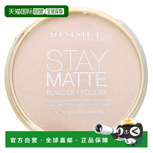 香港直邮芮谜,哑光粉饼,003 自然,0.49 盎司(14 克)矿物轻盈