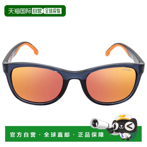 自营Carrera Red Mirror Square Men's Sunglasses CARRERA 8054/