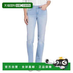 自营NYDJ Bailey Estrella Straight Leg Jean - blue 美国奥莱直