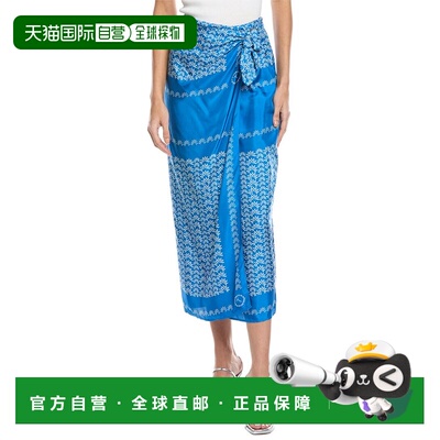 自营Toccin Madison Sarong Skirt - blue 美国奥莱直发