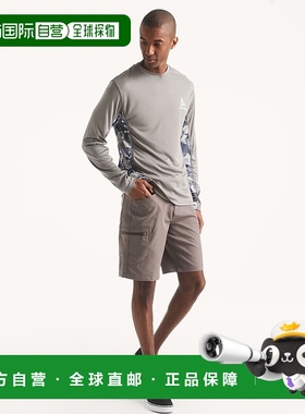 自营 Nautica男士Nautica Otf 10英寸钓鱼短款黑色麻花毛衣 美国