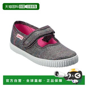 自营 Cienta Canvas Mary Jane - multi 美国奥莱直发