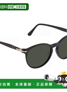 自营Persol Green Round Unisex Sunglasses PO3228S 95/31 53 -