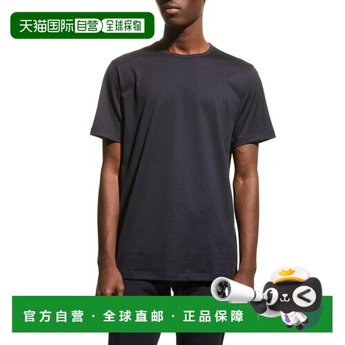 1h可退 【美国直邮】Theory|男士 Precise Luxe 棉质短袖 T 恤