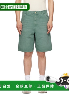 1h可退 香港直邮潮奢 CARHARTT WIP 男士 绿色 Single Knee 短裤