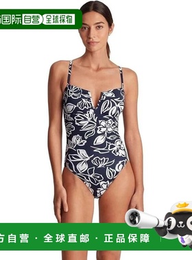 自营Women's Lauren Ralph Lauren Swimsuit Allora Floral Notch