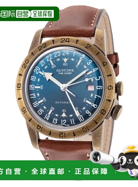 自营Glycine Men's Airman The Chief GMT 40mm Automatic Watch