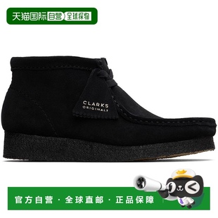 Originals 黑色 Wallabee 1h可退 女鞋 Clarks 靴子 美国直邮