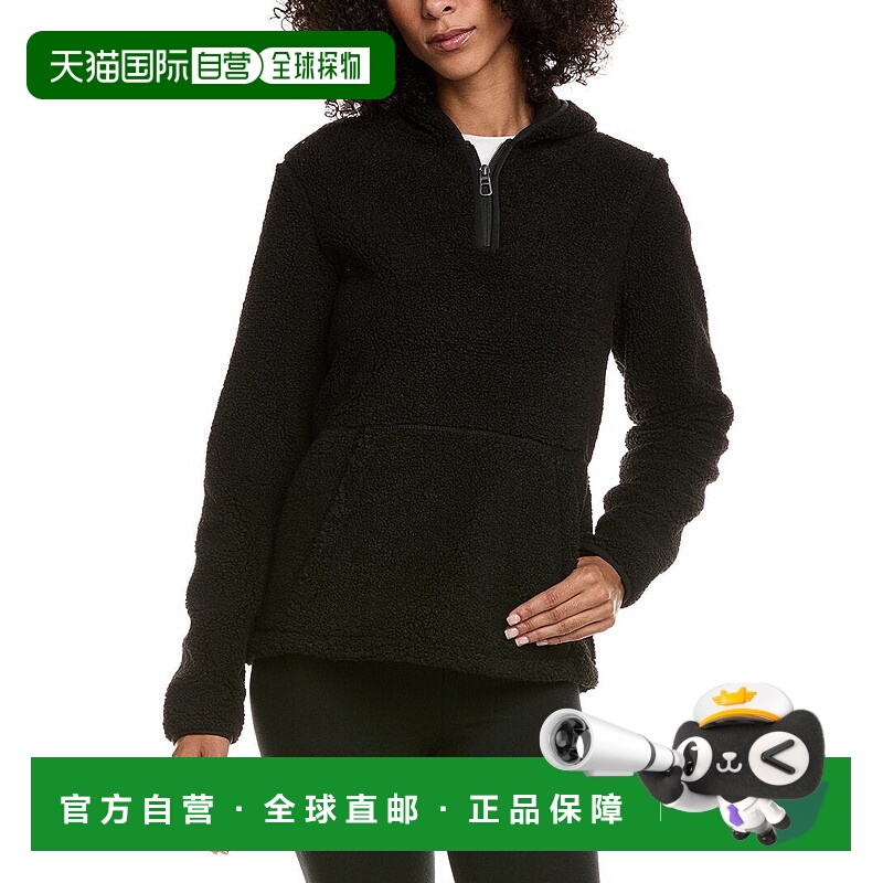 自营Spyder Cloud Fleece Hoodie - Black 卫衣帽衫美国直发奥莱