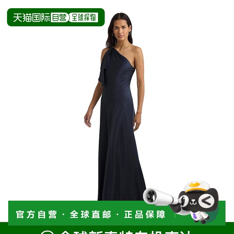 【美国直邮】ralph lauren 女士 连衣裙长裙礼服进口缎面桑蚕丝