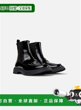 自营男式Camper Walden脚踝靴-黑色 美国奥莱直发