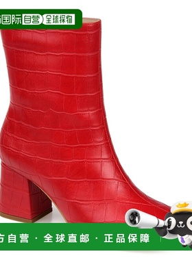 自营 journee collectionJournee Women's Trevi Bootie - red 美