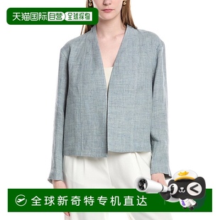 yorkLafayette 自营 new lafayette 148纽约无领亚麻混纺夹克 148