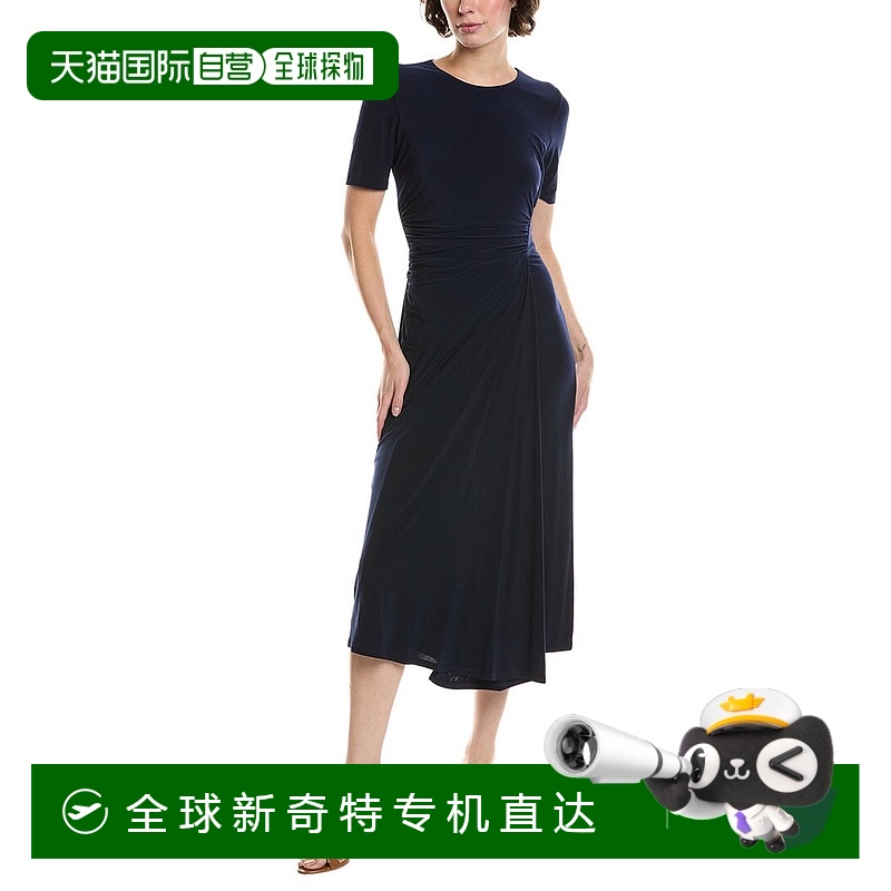 自营 Maison Tara褶边迷笛连衣裙-蓝色 【美国奥莱】直发