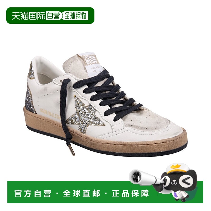 自营Golden Goose Ball Star Leather Sneaker - white 美国奥莱