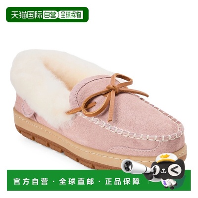 自营Fireside by Dearfoams Women's Gladstone Genuine Shearlin
