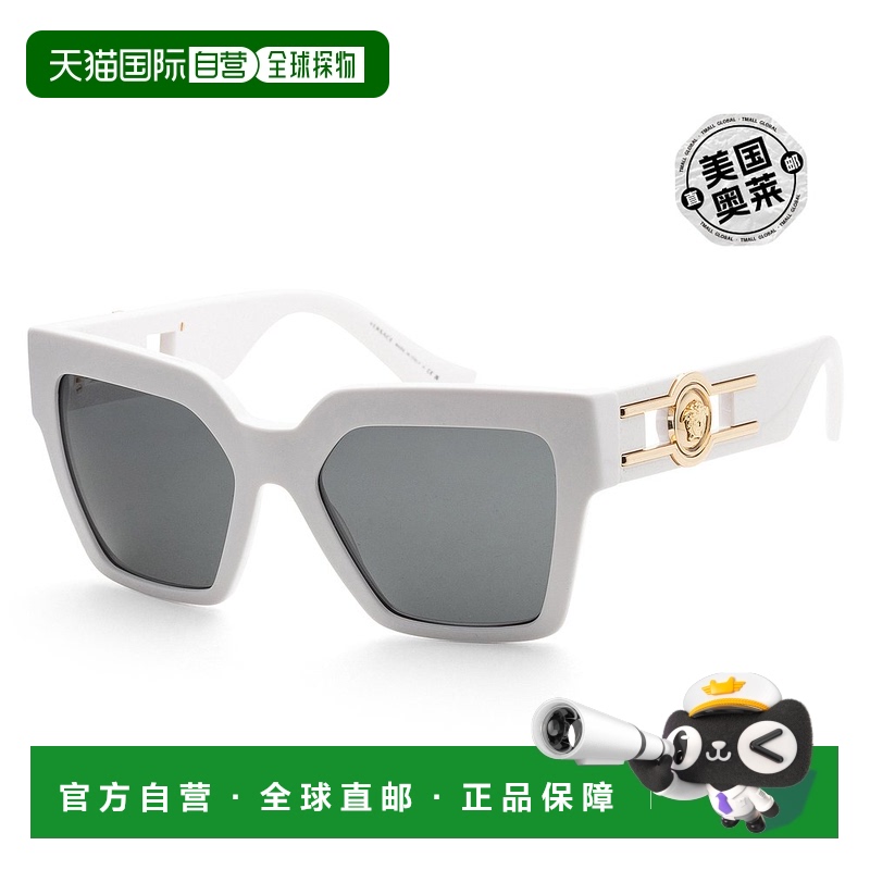 Versace 女士太阳镜 白色 54 毫米 太阳镜 - 白色 【美国奥莱】直