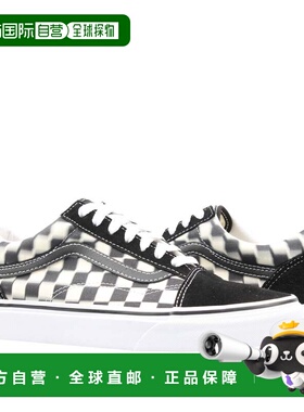自营 Vans Old Skool Blur Check黑色/经典低帮运动鞋VN0A38G1VJM