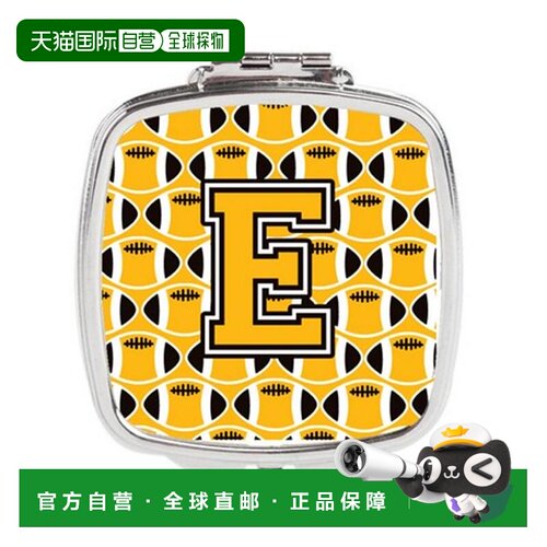 自营 Carolines Treasures CJ1080-ESCM 字母 E 足球黑色正品