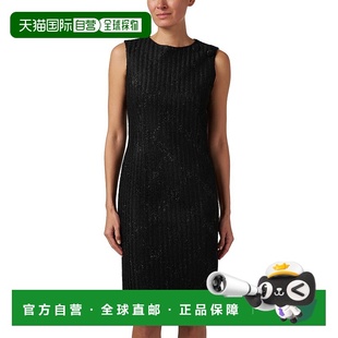 Plaid Cain Sheath Dress 美国奥莱直发 自营 black Marc