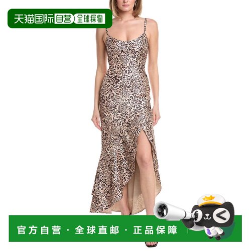 自营Hutch Alma Dress - BROWN 美国奥莱直发性感吊带连衣裙长裙