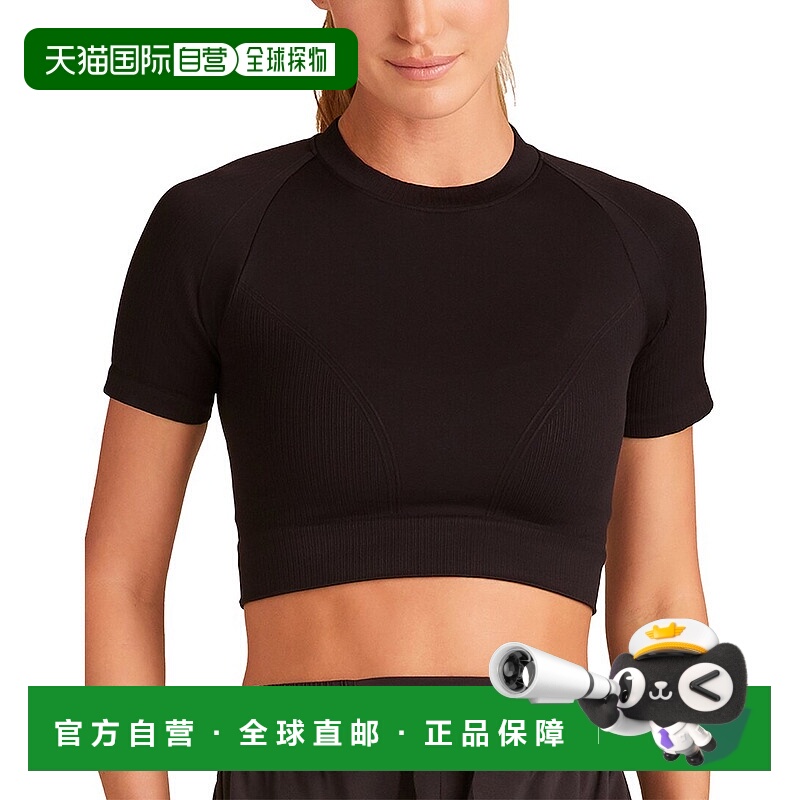 自营Alala Bare Seamless T-Shirt - black 美国奥莱直发