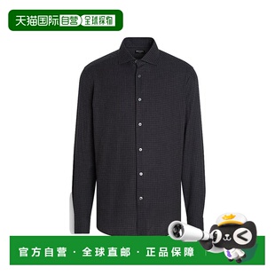 男士 zegna 衬衫 长袖 1h可退 男装 美国直邮